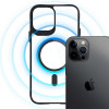 3MK Satin Armor MagCase MagSafe'iga Apple iPhone 12 Pro Maxile, läbipaistev musta raamiga
