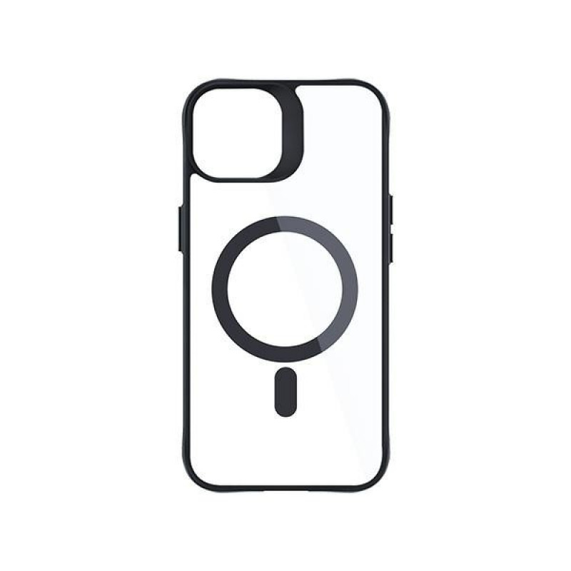 3MK Satin Armor MagCase MagSafe'iga Apple iPhone 15 Plus'ile, läbipaistev musta raamiga (156080-0)