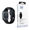 3mk silikoonist kellarihm Apple Watch 38/40/41 mm jaoks, must