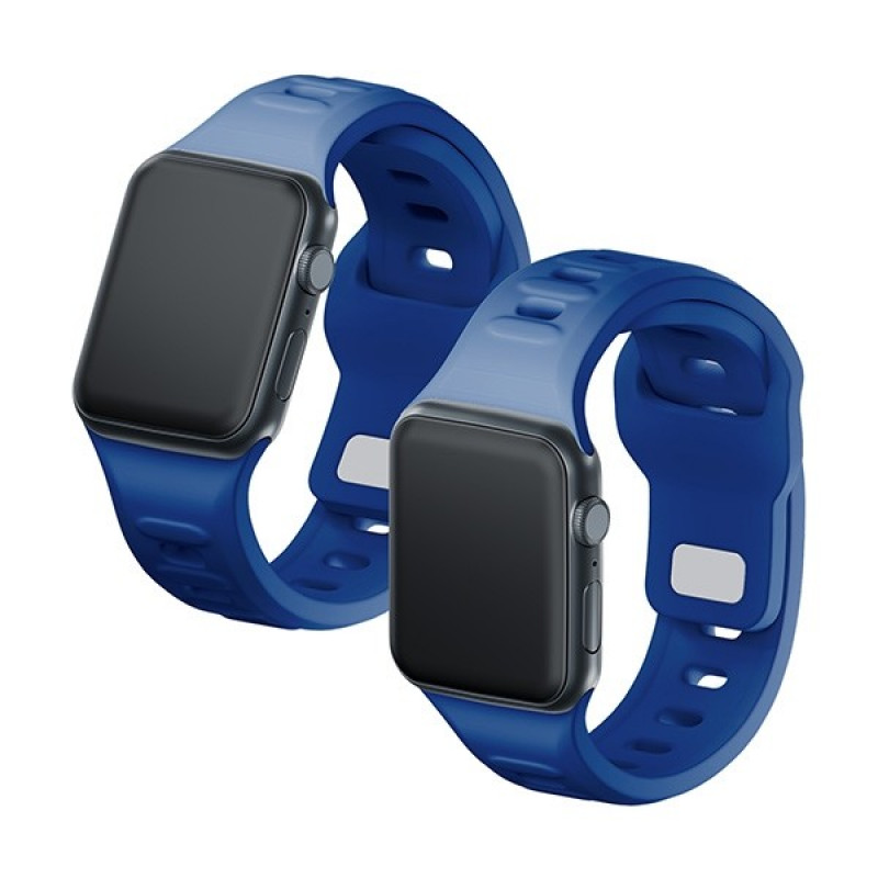 3mk silikoonist kellarihm Apple Watch 38/40/41 mm, sinine
