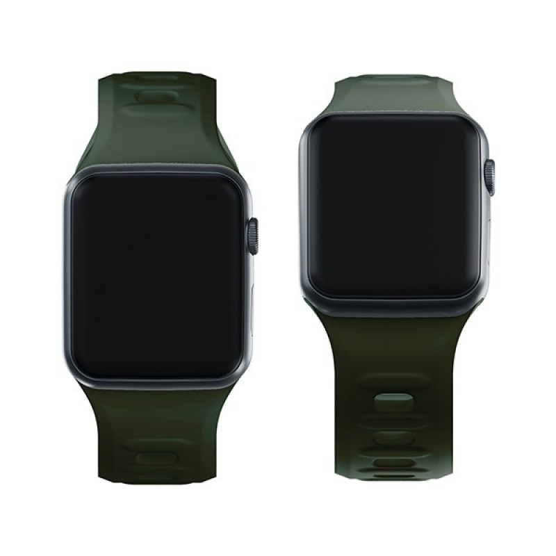 3mk silikoonist kellarihm Apple Watchile 38/40/41 mm, tumeroheline