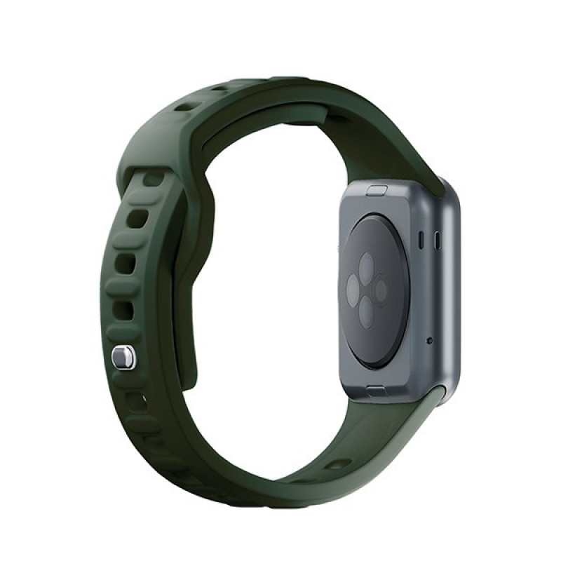 3mk silikoonist kellarihm Apple Watchile 38/40/41 mm, tumeroheline