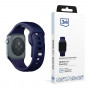 3mk silikoonist kellarihm Apple Watch'ile 38/40/41 mm, ookeanisinise