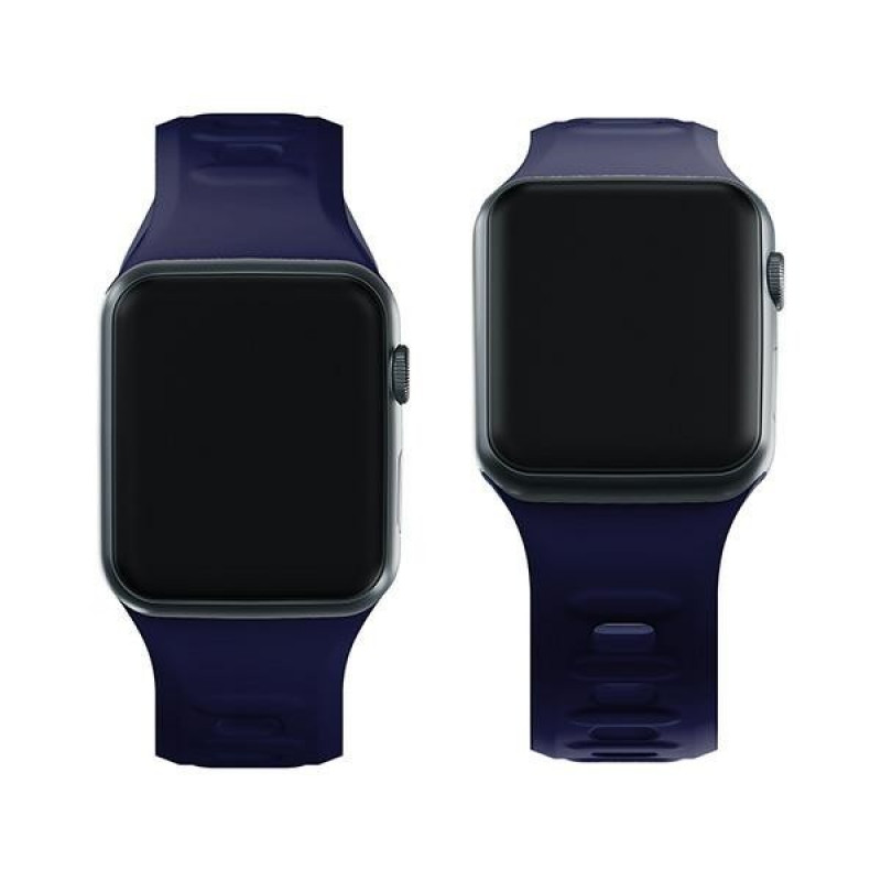 3mk silikoonist kellarihm Apple Watch'ile 38/40/41 mm, ookeanisinise