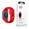 3mk silikoonist kellarihm Apple Watch'ile 38/40/41 mm, punane