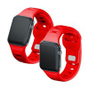 3mk silikoonist kellarihm Apple Watch'ile 38/40/41 mm, punane