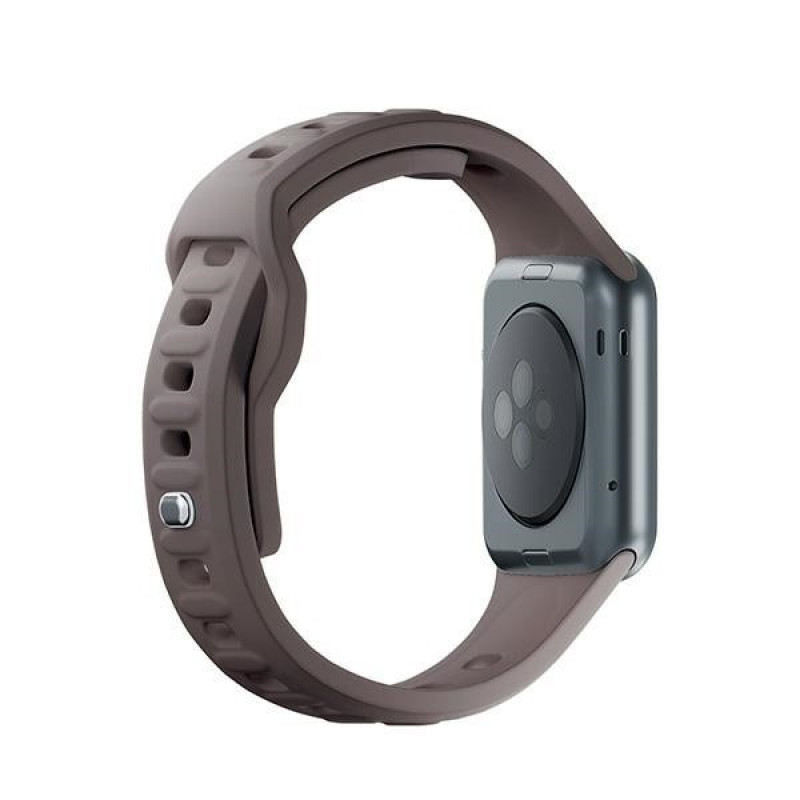 3mk silikoonist kellarihm Apple Watch'ile 38/40/41 mm, taupe