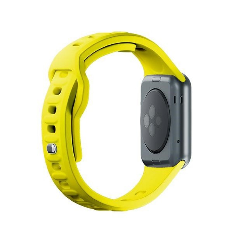3mk silikoonist kellarihm Apple Watchile 38/40/41 mm, kollane