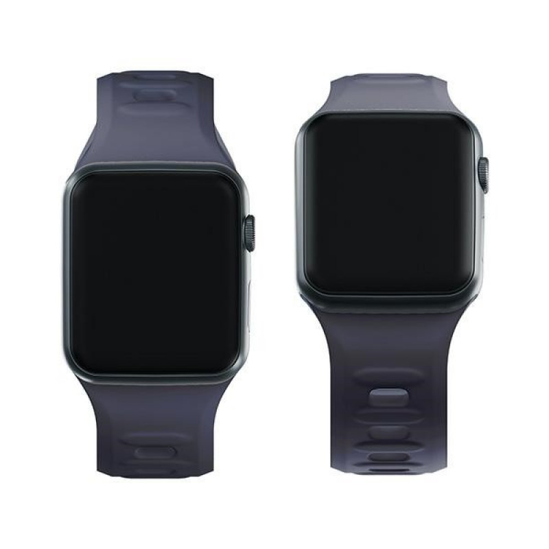 3mk silikoonist kellarihm Apple Watch 42/44/45/49 mm jaoks, hall