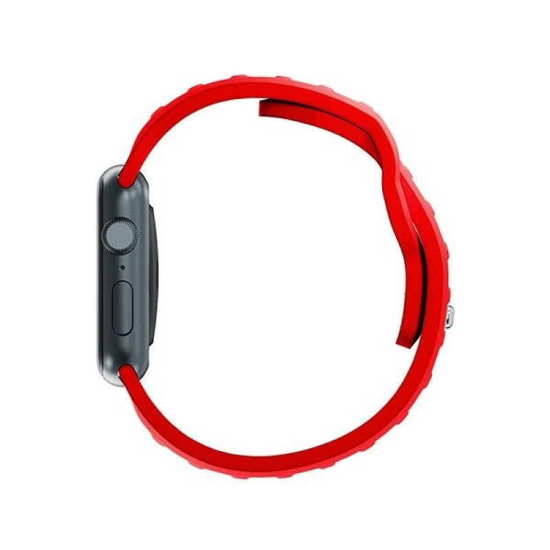 3mk silikoonist kellarihm Apple Watch 42/44/45/49 mm jaoks, punane