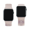 3mk silikoonist kellarihm Apple Watchile 42/44/45/49 mm, roosakas-beež / latte
