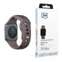 3mk silikoonist kellarihm Apple Watchile 42/44/45/49 mm, taupe