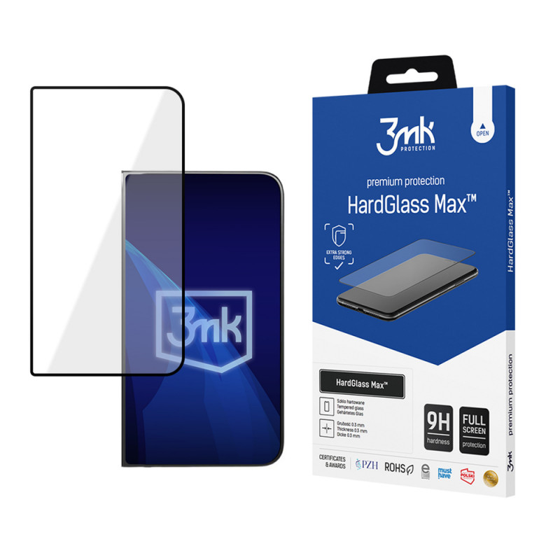 3MK HardGlass Max Apple iPhone Duo karastatud klaas, must