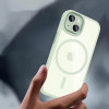 Tech-Protect MagMat MagSafe Apple iPhone 15 ümbris, roheline/läbipaistev