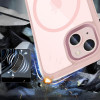 Tech-Protect MagMat MagSafe Apple iPhone 15 ümbris, roosa/läbipaistev