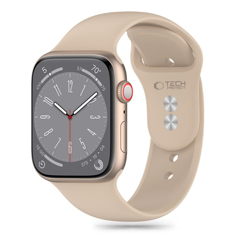 Tech-Protect silikoonrihm Apple Watch 4/5/6/7/8/9/SE/Ultra 1/2 jaoks (42/44/45/49 mm), Walnut