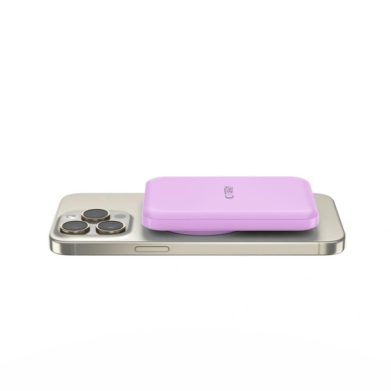 Tech-Protect PB10 LifeMag MagSafe akupank 5000 mAh, 15 W, lilac