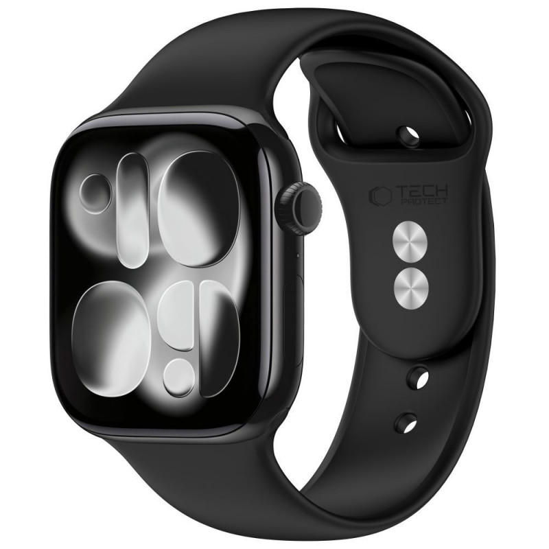Tech-Protect silikoonrihm Apple Watch 4/5/6/7/8/9/SE/10 (38/40/41/42 mm), must