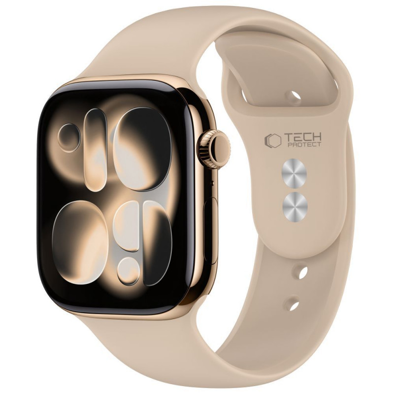 Tech-Protect silikoonrihm Apple Watch 4/5/6/7/8/9/SE/10 (38/40/41/42 mm), Walnut