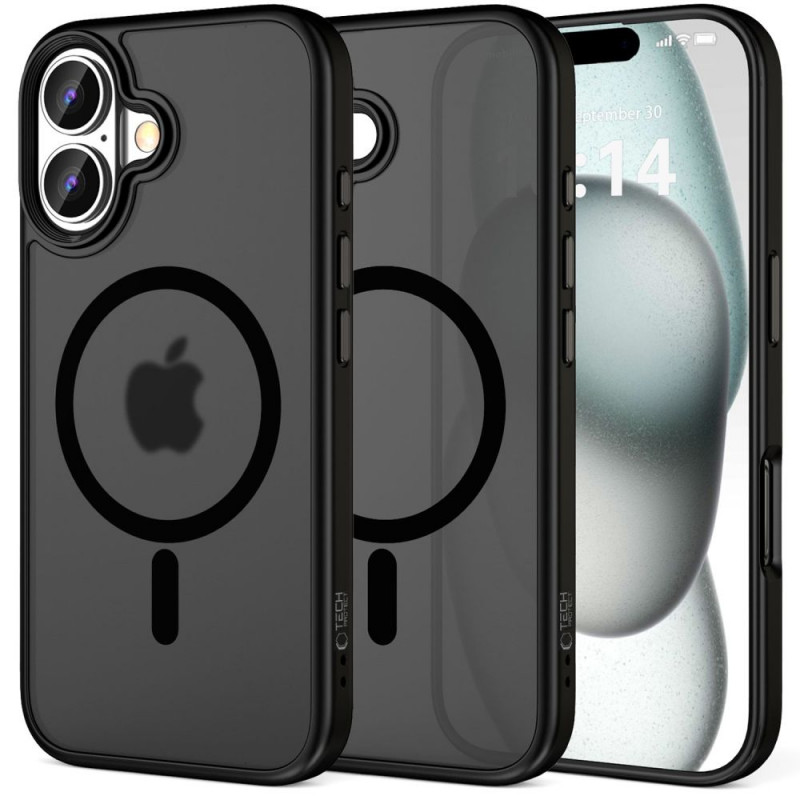 Tech-Protect MagMat MagSafe Apple iPhone 16 ümbris, mati must