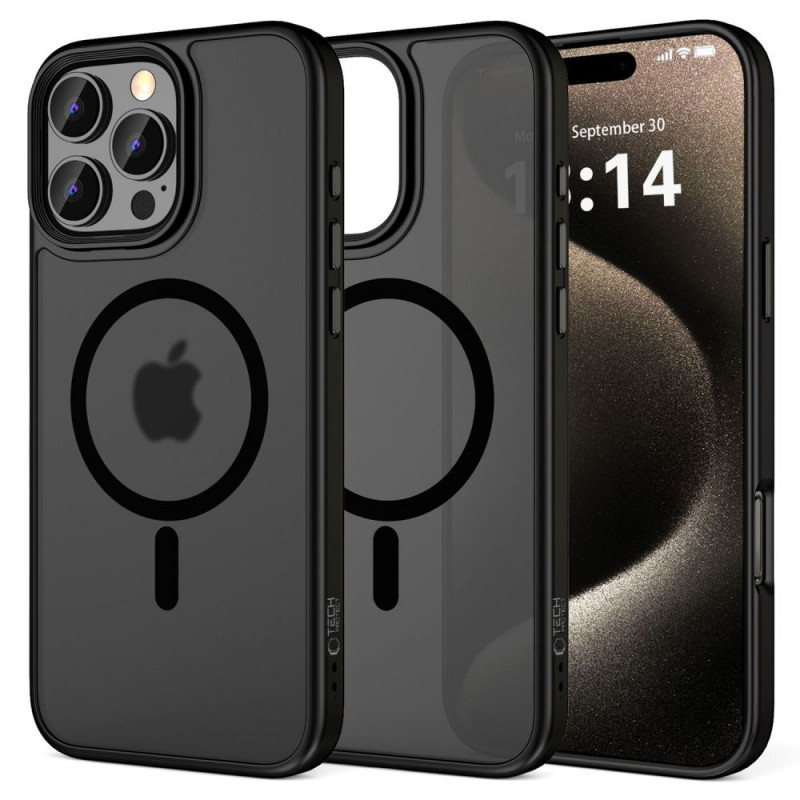 Tech-Protect MagMat MagSafe Apple iPhone 16 Pro Max ümbris, mati must