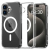 Tech-Protect Flexair Hybrid MagSafe kate Apple iPhone 16-le, läbipaistev