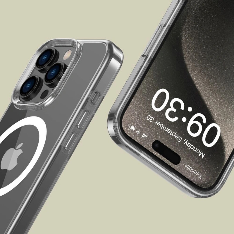 Tech-Protect Flexair Hybrid MagSafe kate Apple iPhone 16 Pro jaoks, läbipaistev