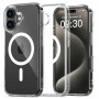 Tech-Protect Flexair Hybrid MagSafe kaitsekate Apple iPhone 16 Plus-le, läbipaistev