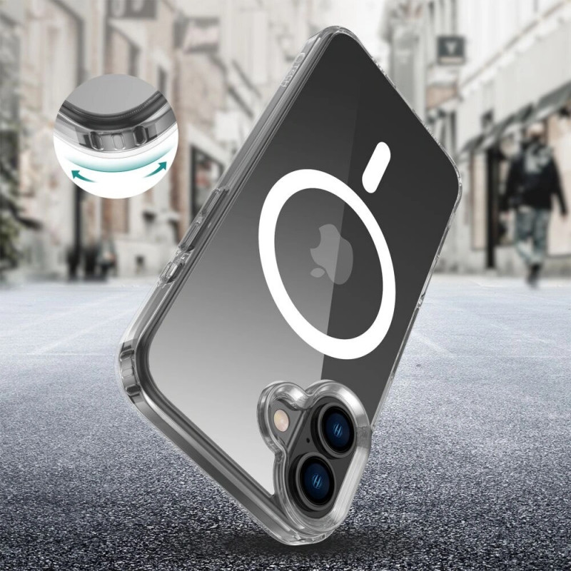 Tech-Protect Flexair Hybrid MagSafe kaitsekate Apple iPhone 16 Plus-le, läbipaistev