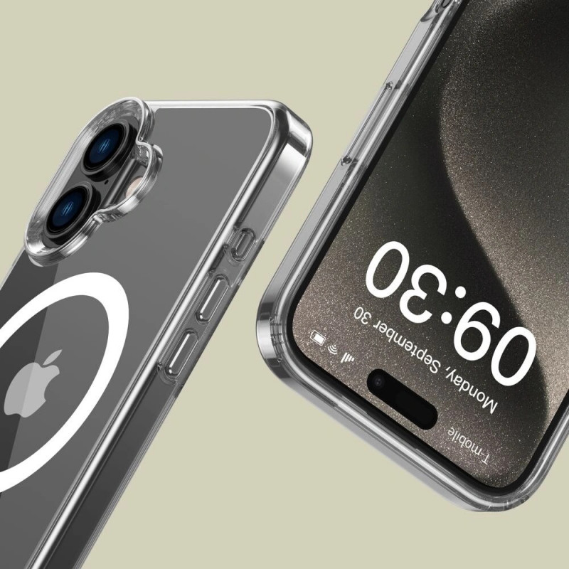 Tech-Protect Flexair Hybrid MagSafe kaitsekate Apple iPhone 16 Plus-le, läbipaistev