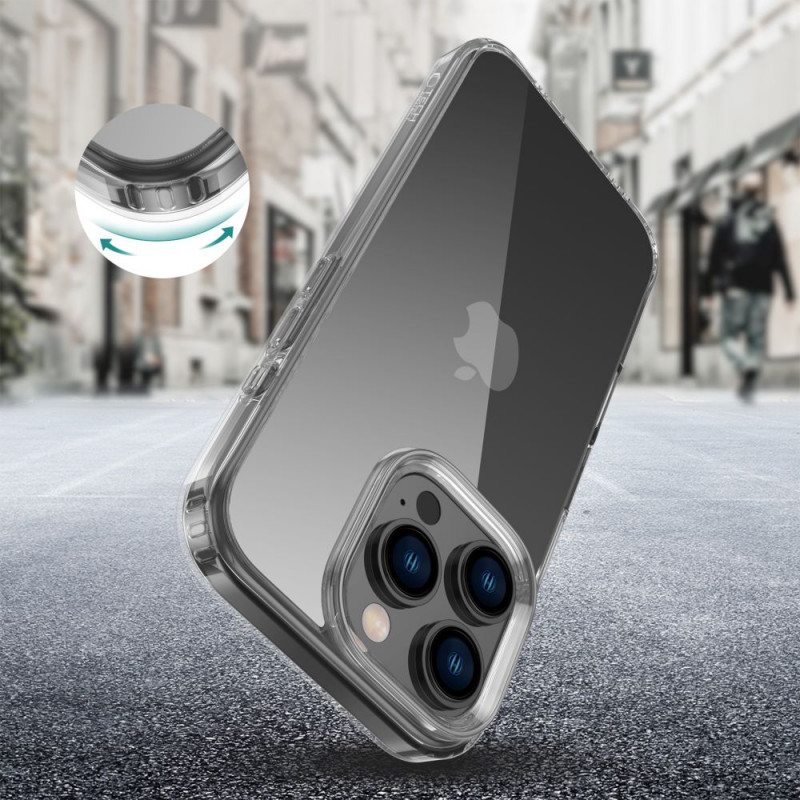 Tech-Protect Flexair Hybrid kaitseümbris Apple iPhone 16 Pro jaoks, läbipaistev