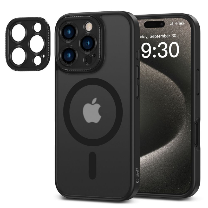 Tech-Protect MagCam MagSafe ümbris Apple iPhone 16 Pro jaoks, mattmust