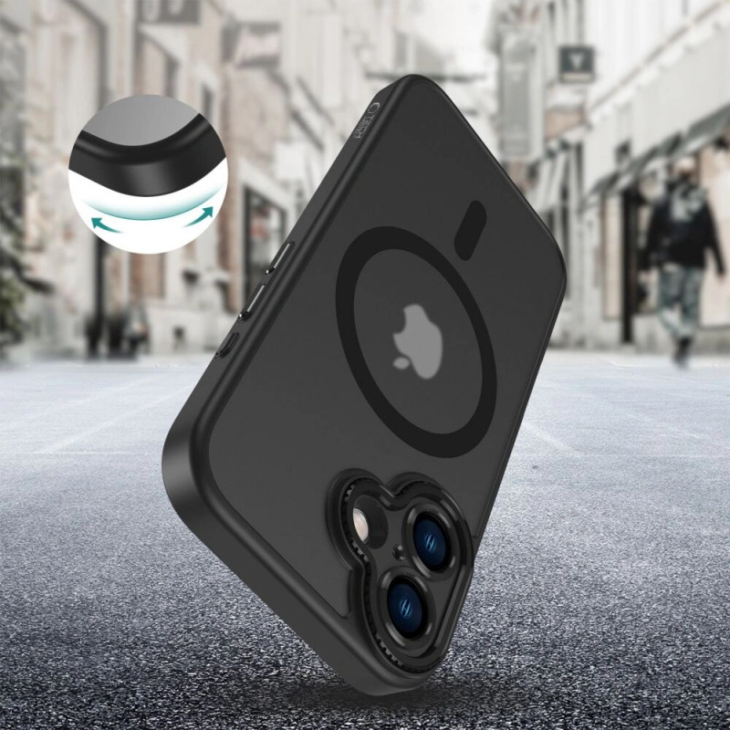Tech-Protect MagCam MagSafe ümbris Apple iPhone 16 jaoks, mattmust