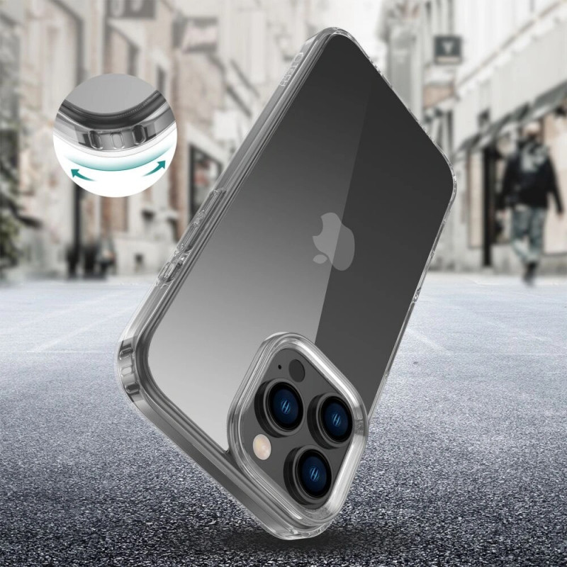 Tech-Protect Flexair Hybrid kaitsekate Apple iPhone 16 Pro Max-le, läbipaistev