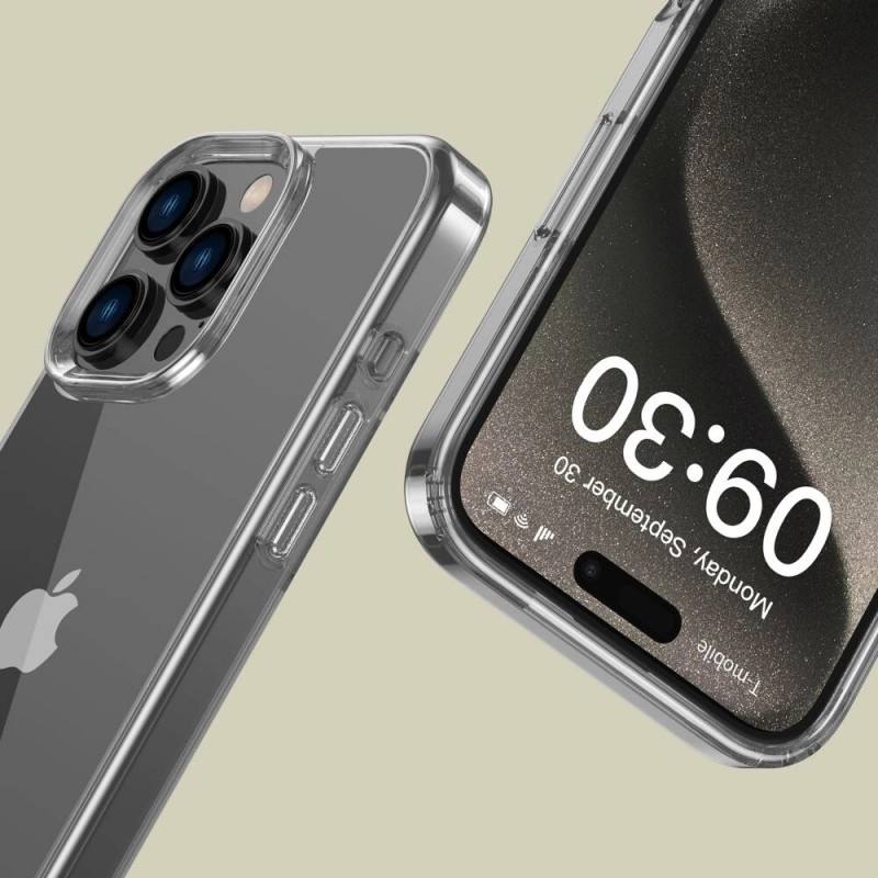 Tech-Protect Flexair Hybrid kaitsekate Apple iPhone 16 Pro Max-le, läbipaistev