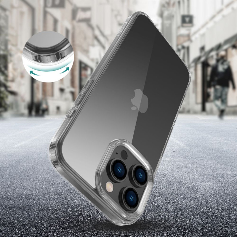 Tech-Protect Flexair Hybrid kaitsekate Apple iPhone 16 Pro Max-le, läbipaistev