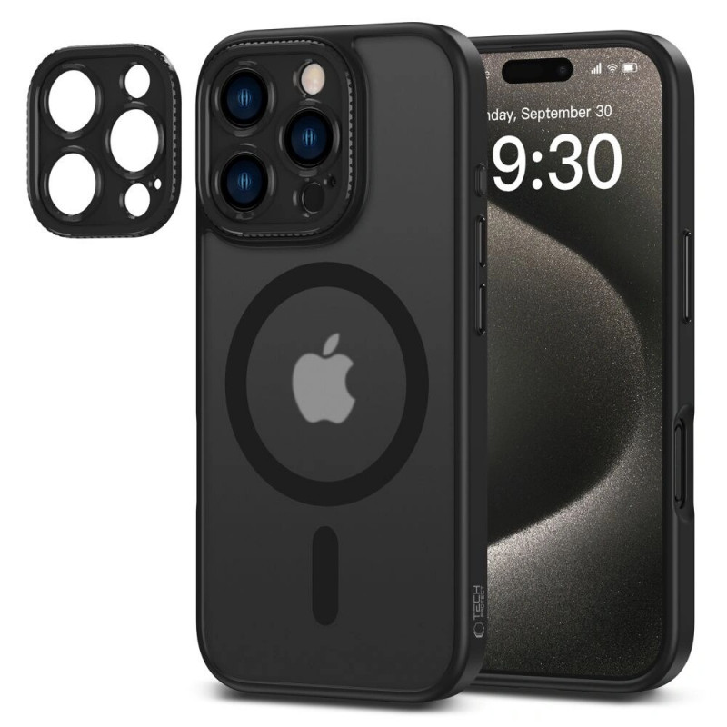 Tech-Protect MagCam MagSafe ümbris Apple iPhone 16 Pro Max-le, mattmust