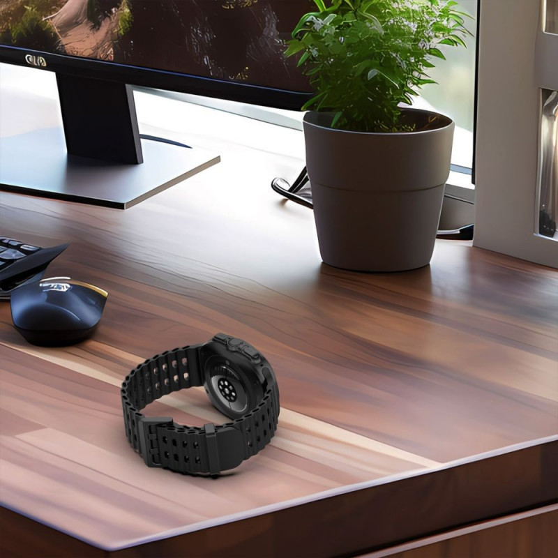 Tech-Protect IconBand Pro rihm Samsung Galaxy Watch Ultra 1 / 2 jaoks, 47 mm, must