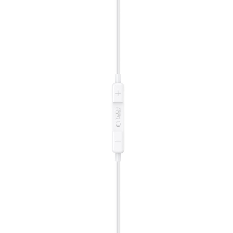 Tech-Protect Ultraboost Core G3 Mini Jack 3.5 mm juhtmega kõrvaklapid, valge
