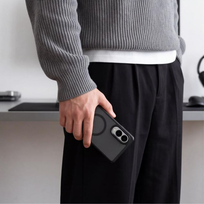 Tech-Protect Magmat MagSafe ümbris Samsung Galaxy Z Fold 8 jaoks, mattmust