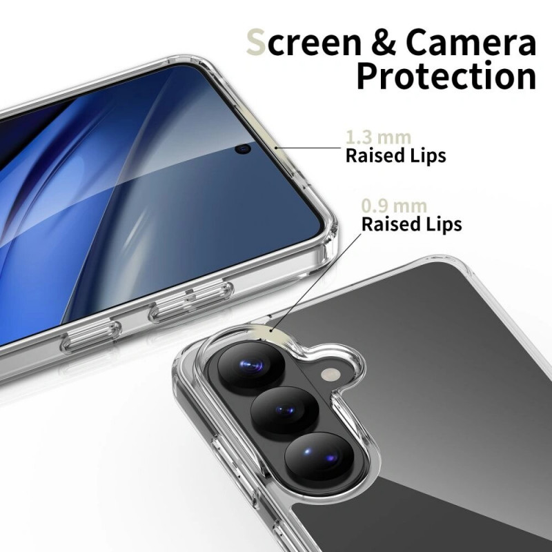Tech-Protect FlexAir Hybrid kaitseümbris Samsung Galaxy S26+ jaoks, läbipaistev