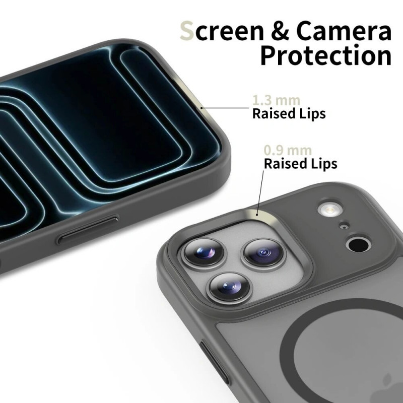 Tech-Protect Magmat MagSafe ümbris Apple iPhone 17 Pro Max jaoks, matt crayon hall