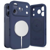 Tech-Protect silikoonist MagSafe ümbris Apple iPhone 17 Pro jaoks, tumesinine