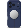 Tech-Protect silikoonist MagSafe ümbris Apple iPhone 17 Pro Maxile, tumesinine