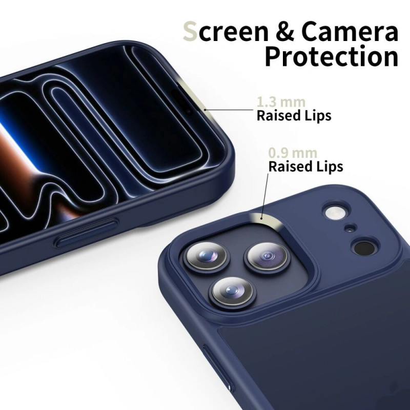 Tech-Protect Magmat ümbris Apple iPhone 17 Pro jaoks, matt tumesinine