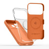 Tech-Protect silikoonist MagSafe ümbris Apple iPhone 17 Pro Maxile, Cosmic Orange