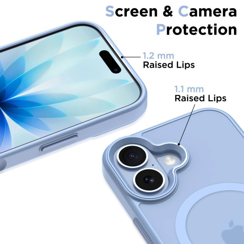 Tech-Protect MagMat MagSafe ümbris Apple iPhone 17 jaoks, mati udusinine