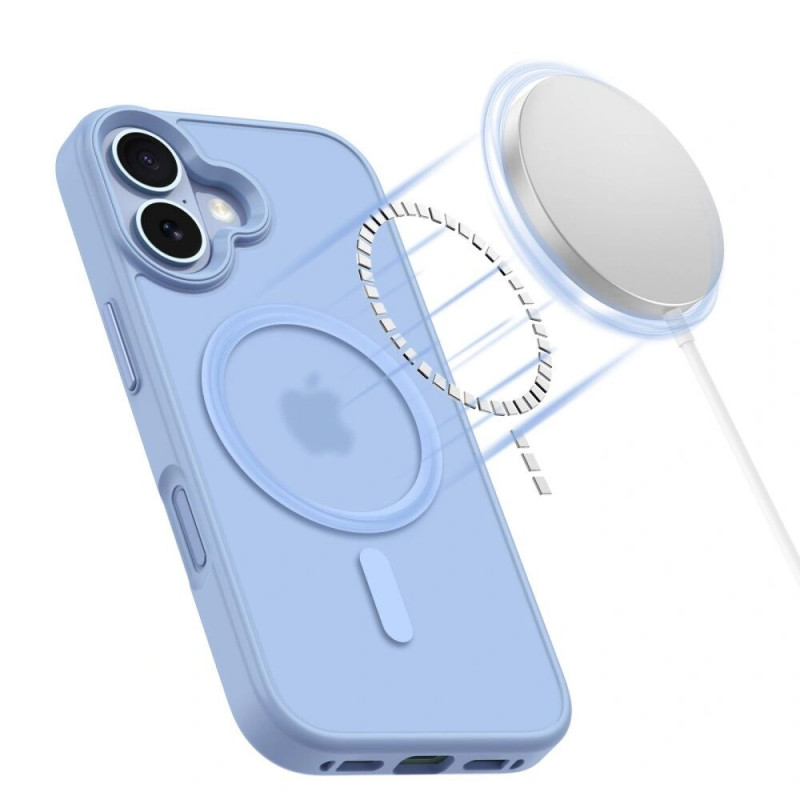 Tech-Protect MagMat MagSafe ümbris Apple iPhone 17 jaoks, mati udusinine