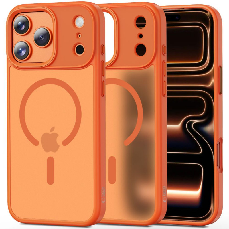 Tech-Protect Magmat MagSafe ümbris Apple iPhone 17 Pro Max-le, mati kosmiline oranž