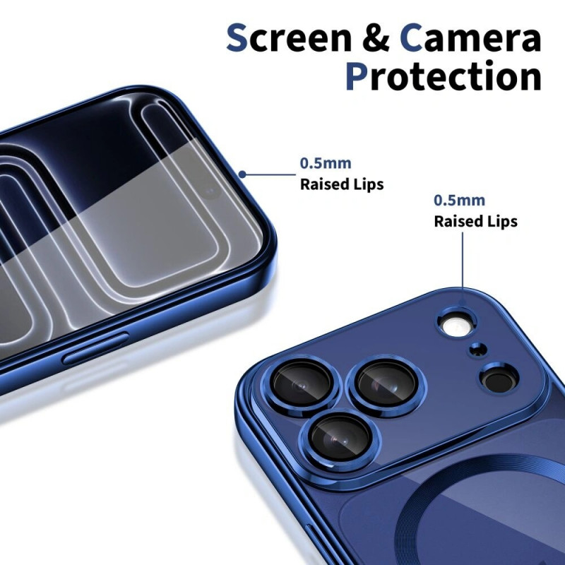 Tech-Protect MagFlex MagSafe kaitsekott Apple iPhone 17 Pro Max-le, läikiv süvasinine